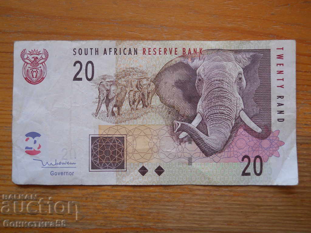 20 Rand 1999 - Africa de Sud ( VF )