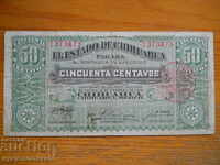 50 centavos 1914 - Μεξικό (VF)