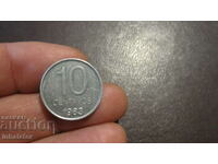 1983 Argentina 10 centavos - Aluminum