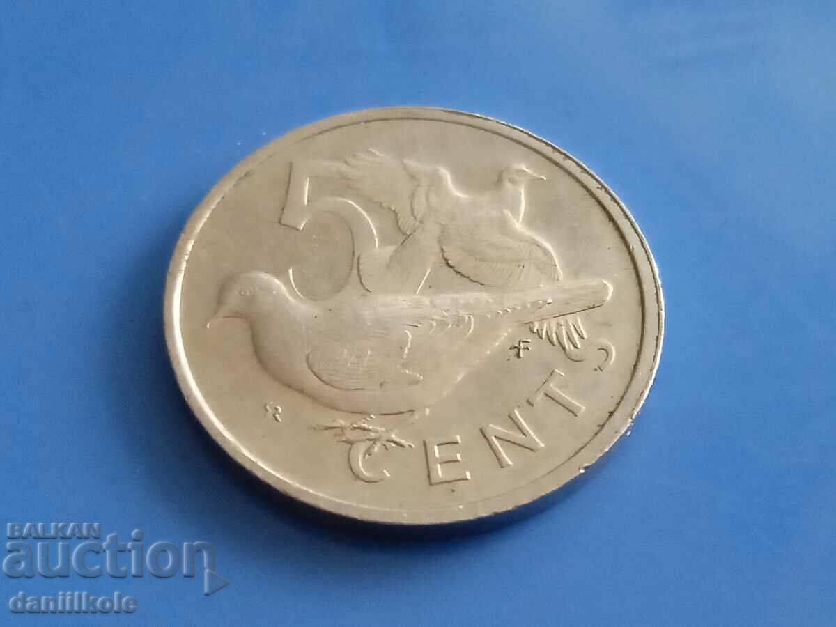 Delivery of *$*Y*$* BRITISH VIRGIN ISLANDS 5 CENTS - 1973 *$*Y*$* Delivery of *$*Y*$* BRITISH VIRGIN ISLANDS 5 CENTS - 1973 *$*Y*$*