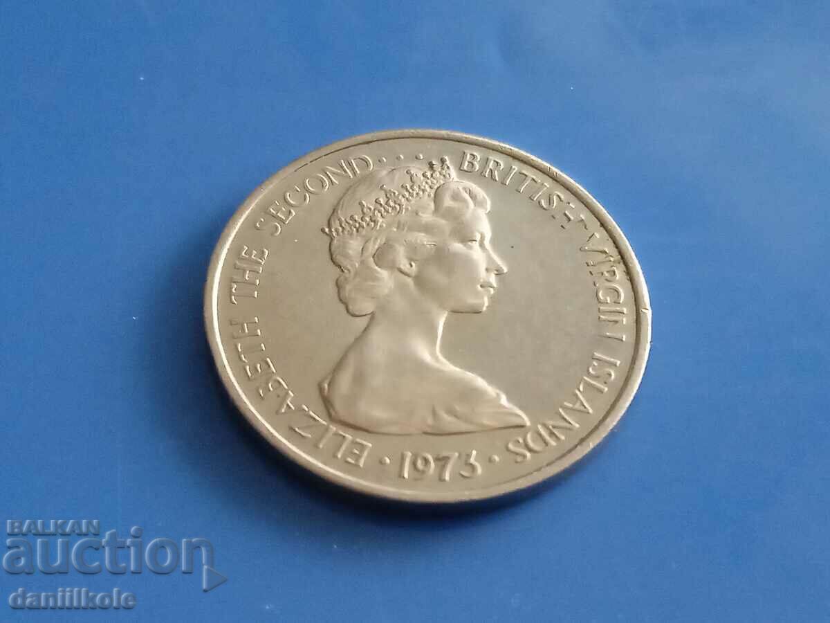 *$*Y*$* BRITISH VIRGIN ISLANDS 5 CENTS - 1973 *$*Y*$* - 5 *$*Y*$* BRITISH VIRGIN ISLANDS 5 CENTS - 1973 *$*Y*$* - 5