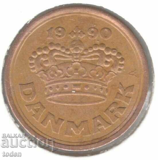 Denmark-50 Øre-1990 LG♥JP-KM# 866-Margrethe II with price 1.00 BGN | € 0.51