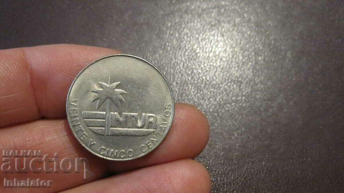 25 centavos Intourist 1981 - fără cifră nominală