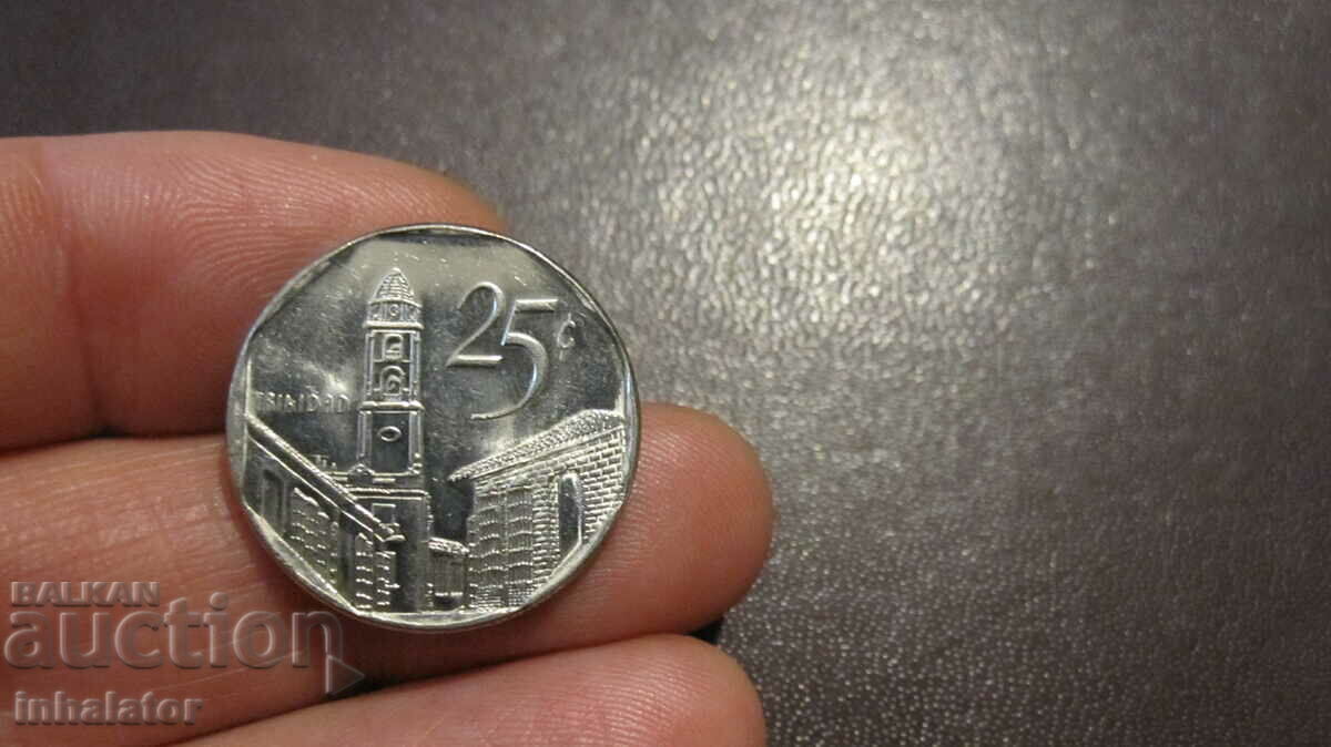 25 centavos 2002 Κούβα