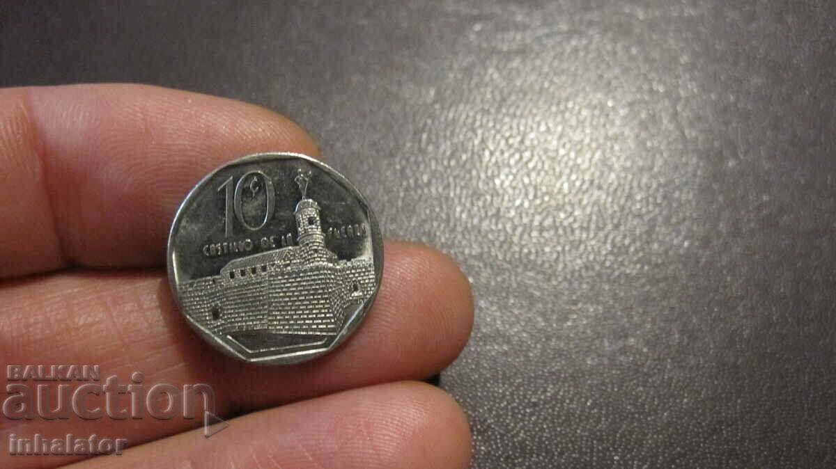 CUBA 10 centavos 1999