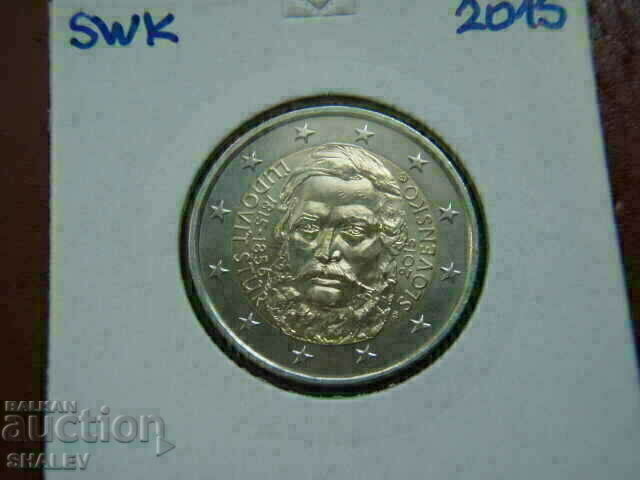 Auction 2 euro 2015 Slovakia "Stur" - Unc (2 euro) Auction 2 euro 2015 Slovakia "Stur" - Unc (2 euro)