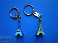 keychains - Eiffel Tower - 2 pieces