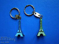 keychains - Eiffel Tower - 2 pieces