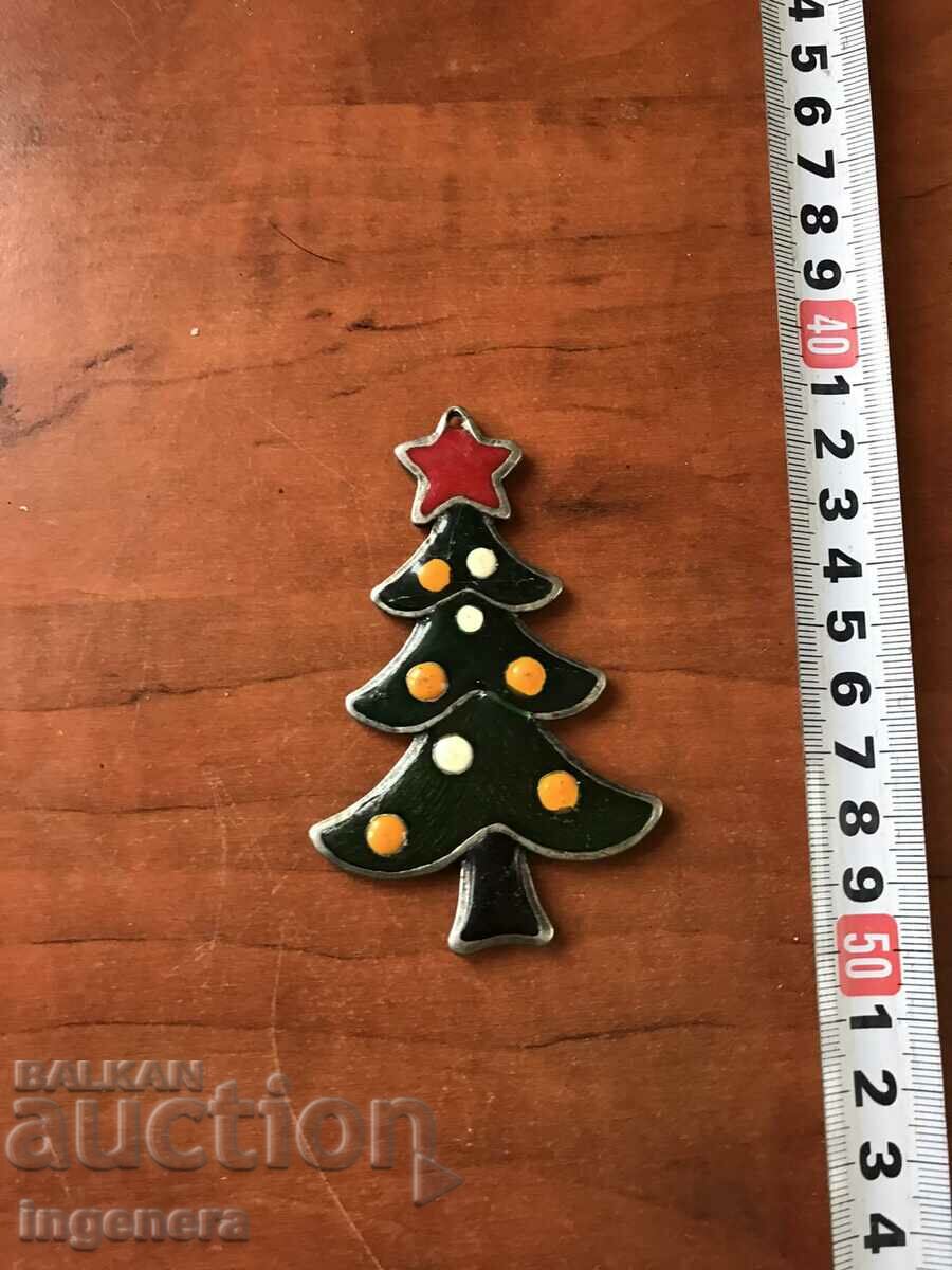 Auction PENDANT METAL ENAMEL TWO SIDED SOUVENIR TREE Auction PENDANT METAL ENAMEL TWO SIDED SOUVENIR TREE