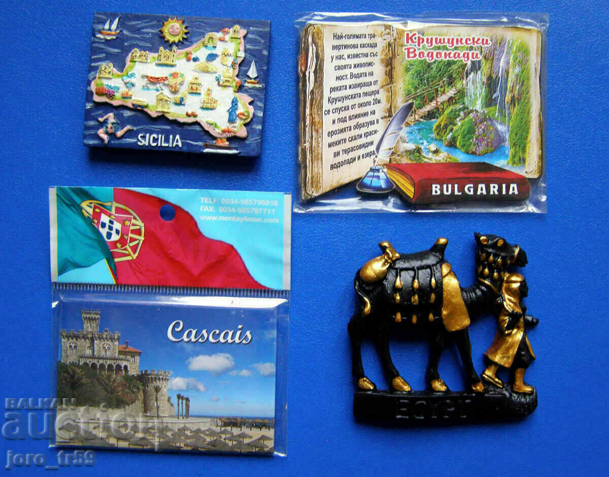 Souvenirs Refrigerator magnets - 4 pieces Souvenirs Refrigerator magnets - 4 pieces