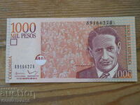 1000 песо 2015 г - Колумбия ( UNC )