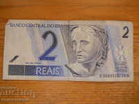 2 reales 2001 - Brazil ( F )