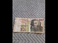 Bancnota 10 Tolari