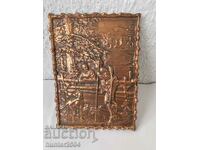 Pictura-24/20 cm „Întâlnire de vânătoare”-med