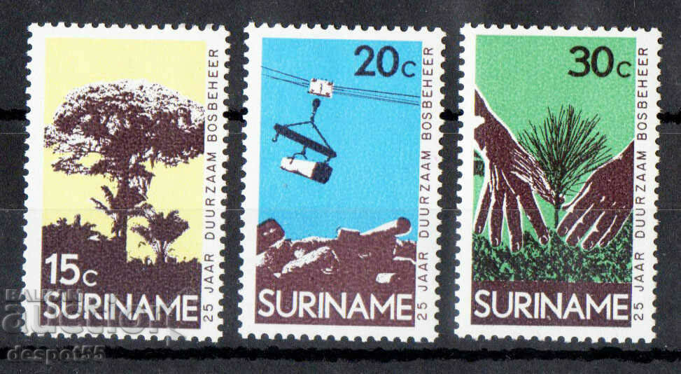 1972. Суринам. 25 год. на Комисията по горите в Суринам.