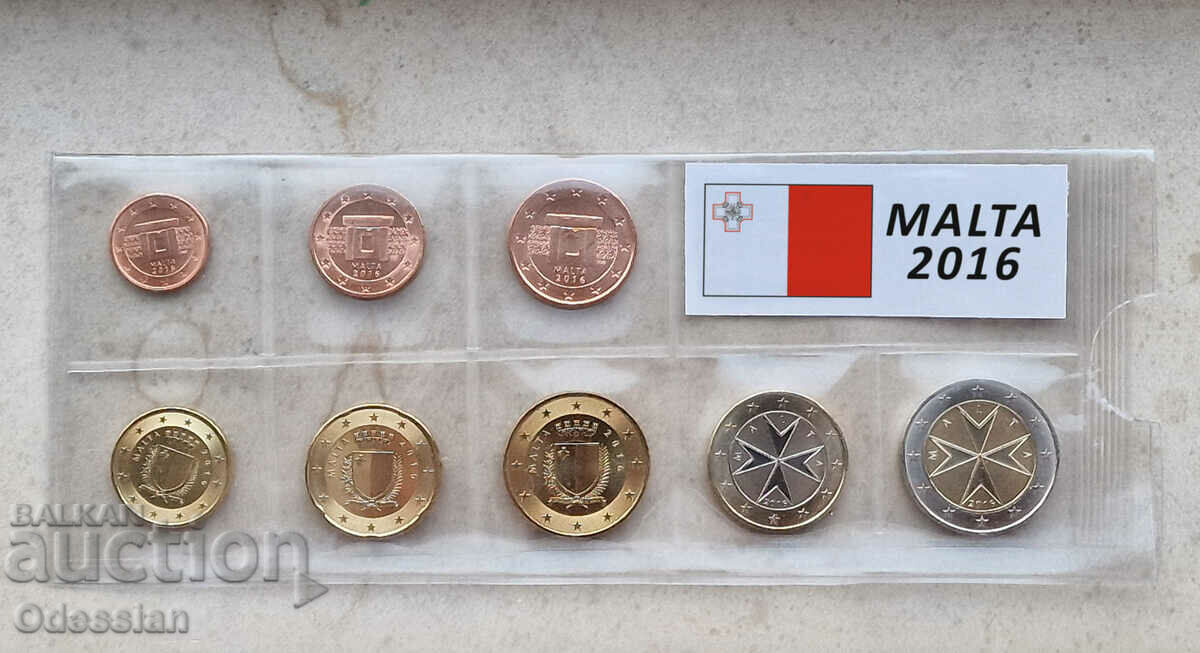 Set "Standard Euro Coins of Malta - 2016"