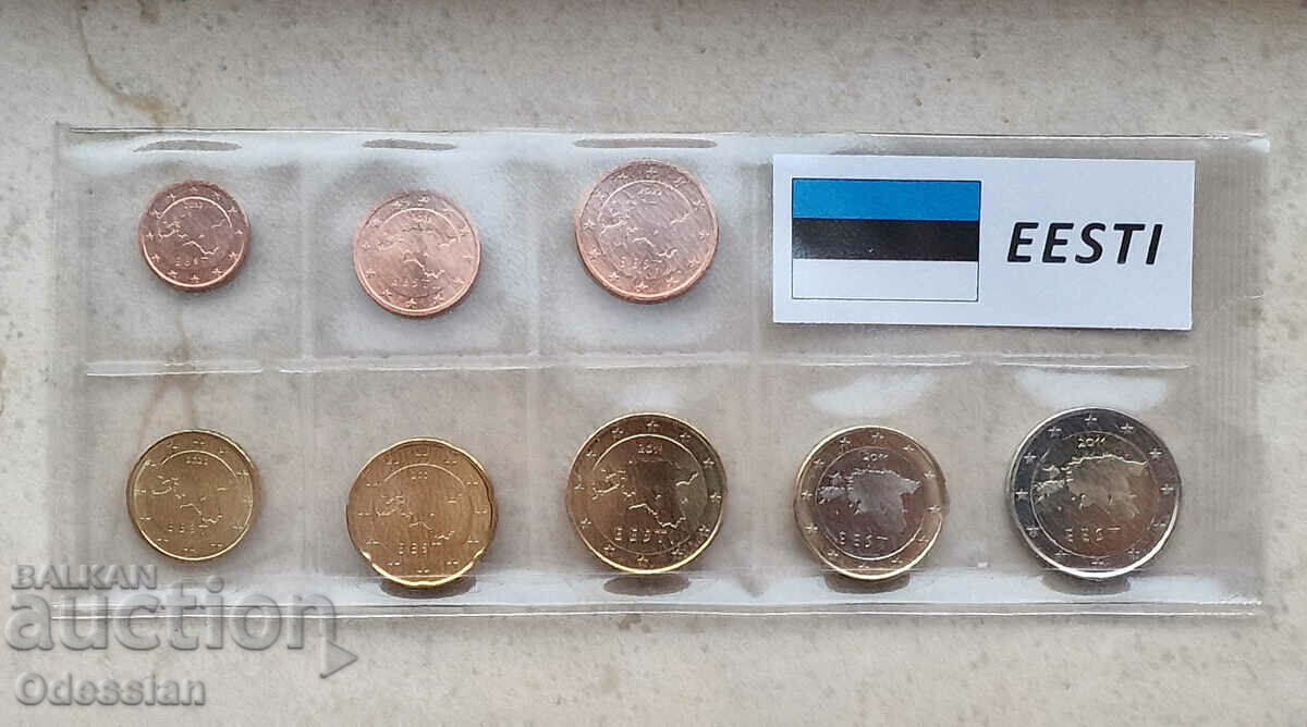 Σετ "Standard Euro Coins from Estonia"