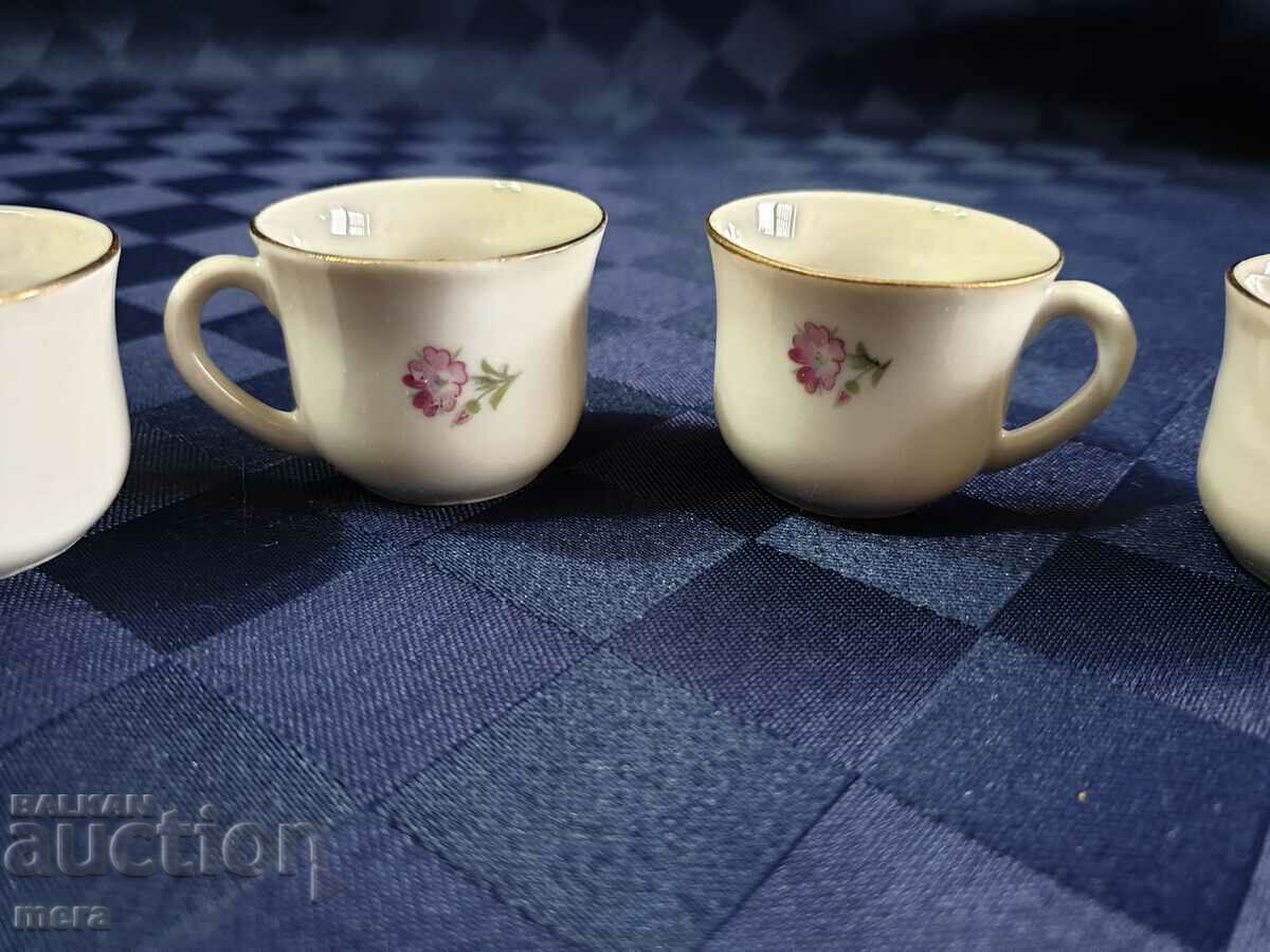 Porcelain cups for heated brandy from a Bulgarian manufacturer with price 20.00 BGN | € 10.23 Porcelain cups for heated brandy from a Bulgarian manufacturer with price 20.00 BGN | € 10.23