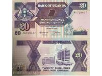 UGANDA UGANDA 20 Shilling emisiune 1987 NOU UNC