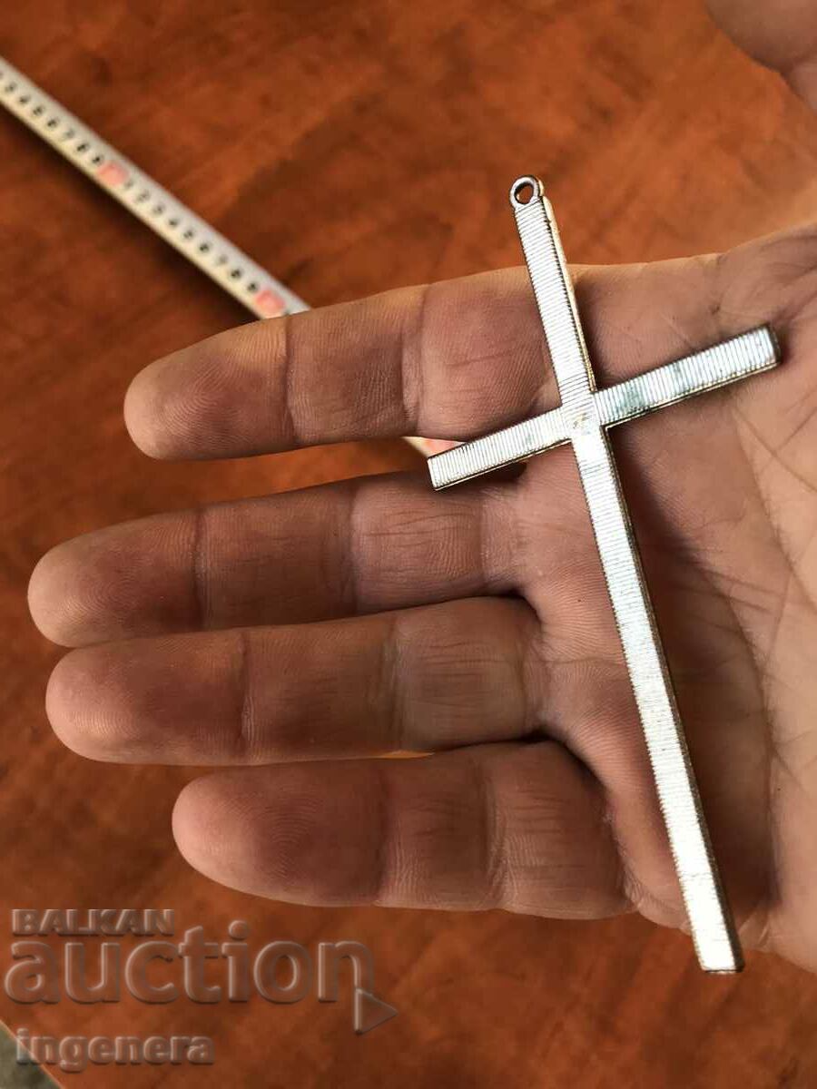 PENDANT 105 MILLIMETER CROSS METAL WITH STONES with price 12.00 BGN | € 6.14 PENDANT 105 MILLIMETER CROSS METAL WITH STONES with price 12.00 BGN | € 6.14