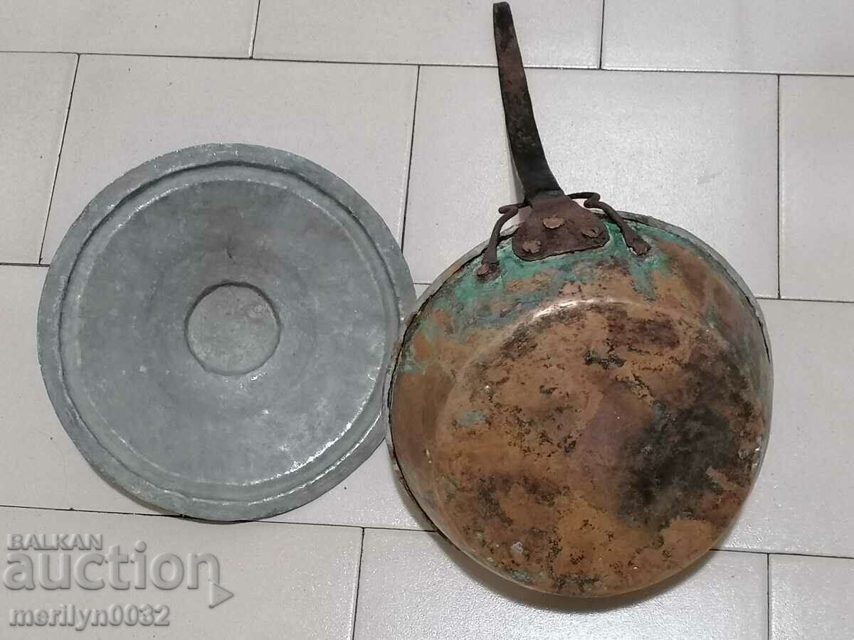 Old copper pan, copper, tray, copper vessel - 6 Old copper pan, copper, tray, copper vessel - 6