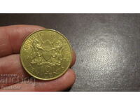 Кения 10 цента 1974 год