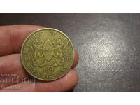 Kenya 10 cents 1980