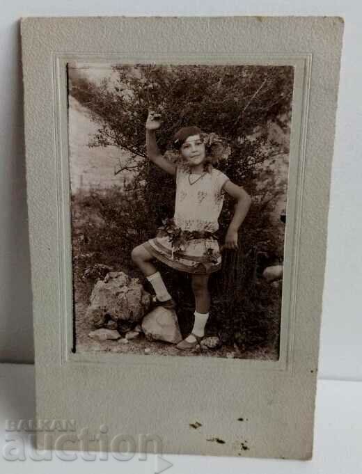 1930 ETROPOLE CHILD GIRL CHILD ΕΙΚΟΝΑ ΦΩΤΟΓΡΑΦΙΑ ΧΑΡΤΟ