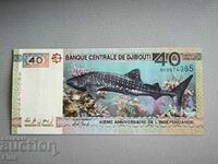 Банкнота - Джибути - 40 франка (юбилейна) UNC | 2017г.