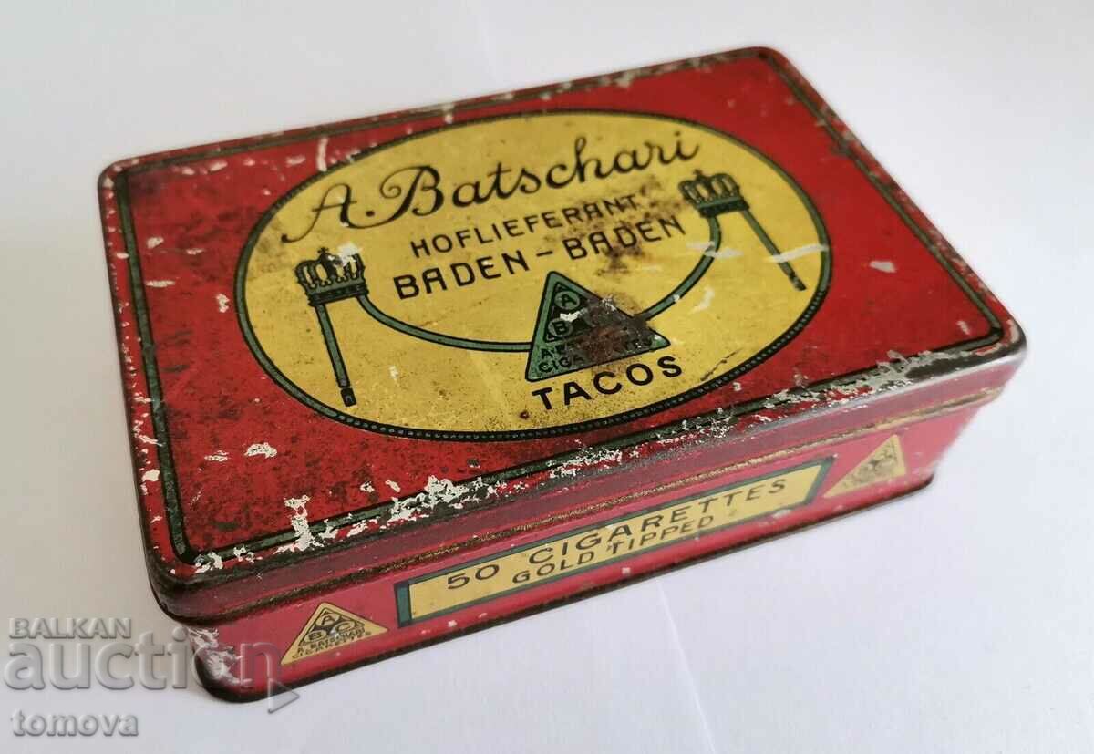Cutie de țigări germane din tablă