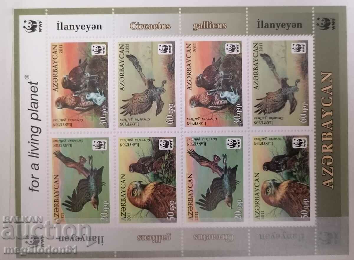 Азербайджан - WWF фауна, орел змияр, малък лист