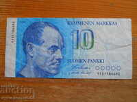 10 timbre 1986 - Finlanda ( VF )