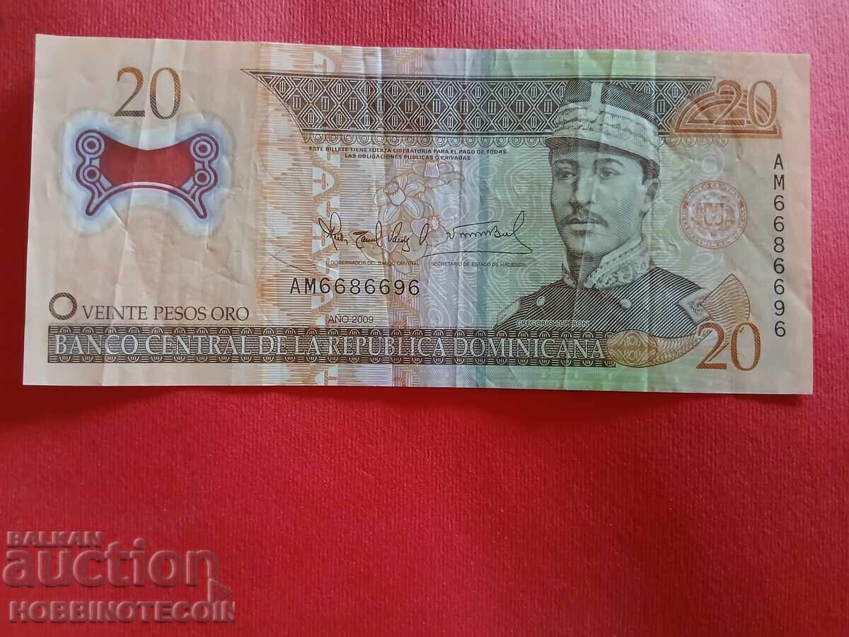 Dominican Republic Dominican Republic 20 Emission 2009 Polymer Dominican Republic Dominican Republic 20 Emission 2009 Polymer