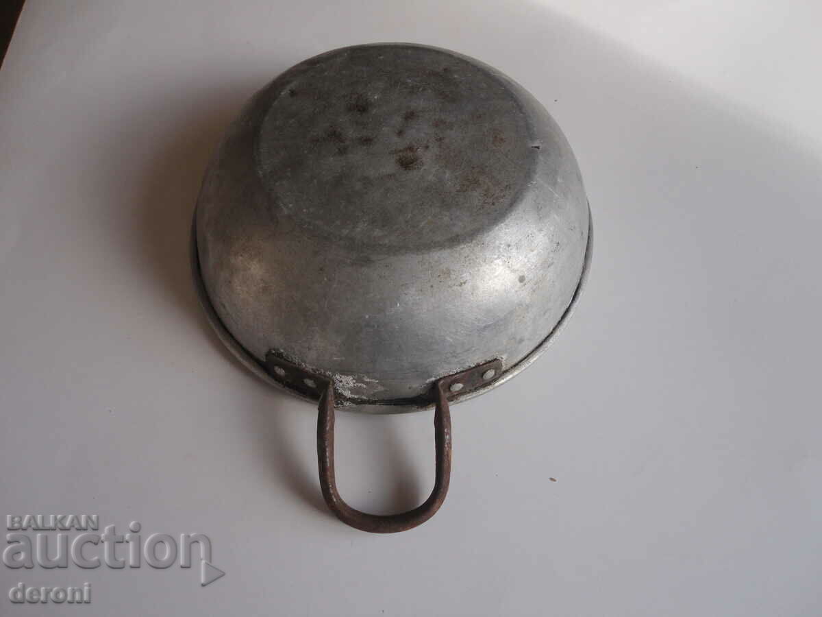 Army Aluminum Jug Bowl Dish - 6