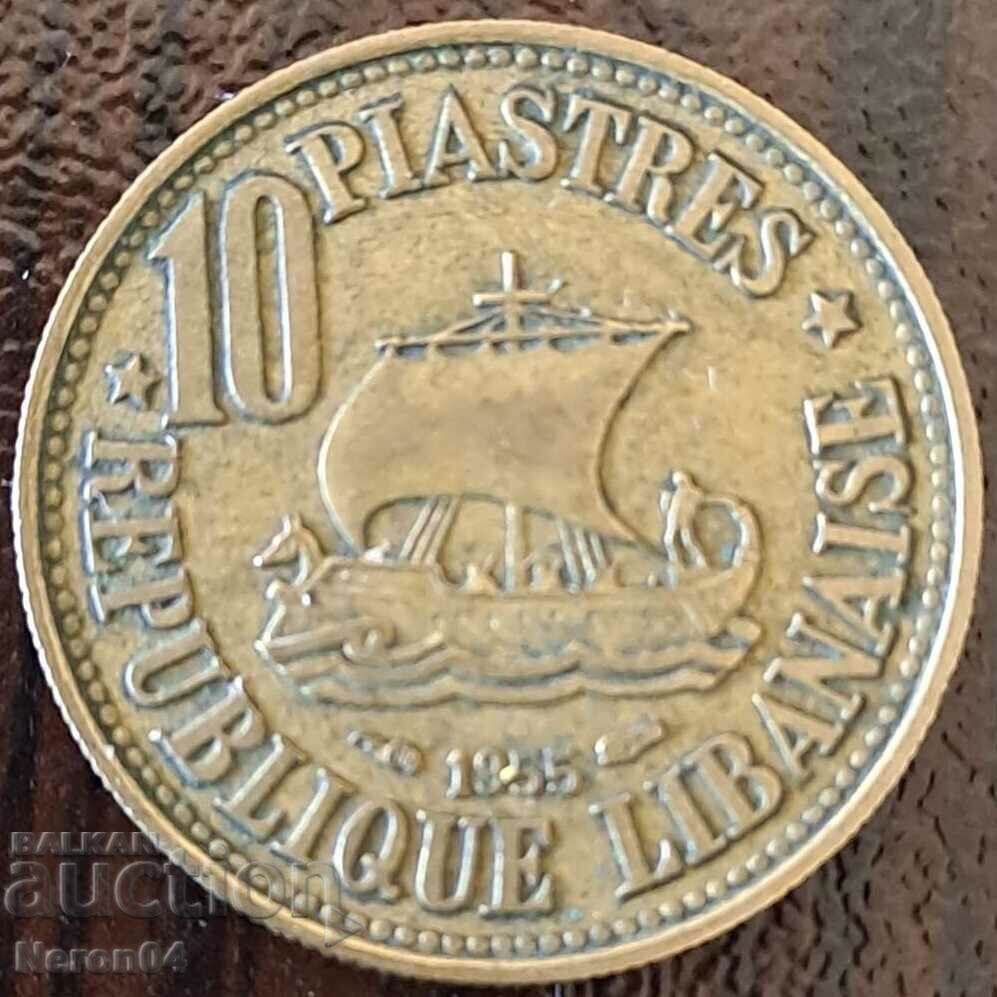10 пистри 1955, Ливан
