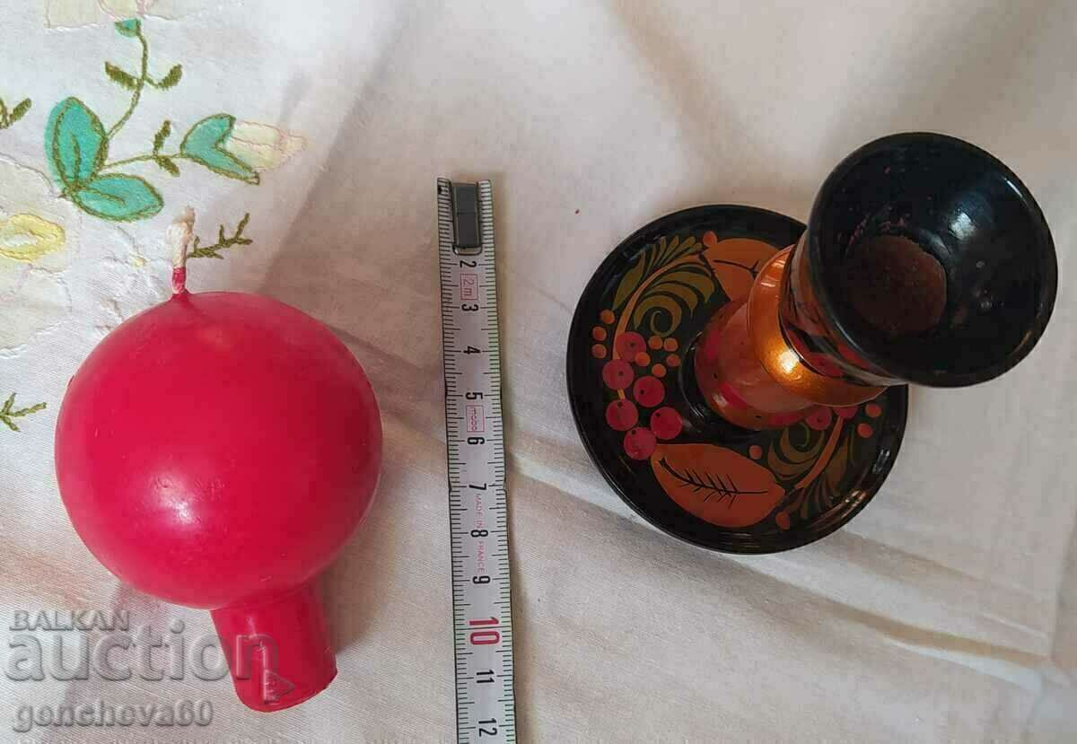 Livrarea Frumos pictură sfeșnic și lumânare Livrarea Frumos pictură sfeșnic și lumânare