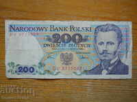 200 zlotys 1986 - Poland ( F )