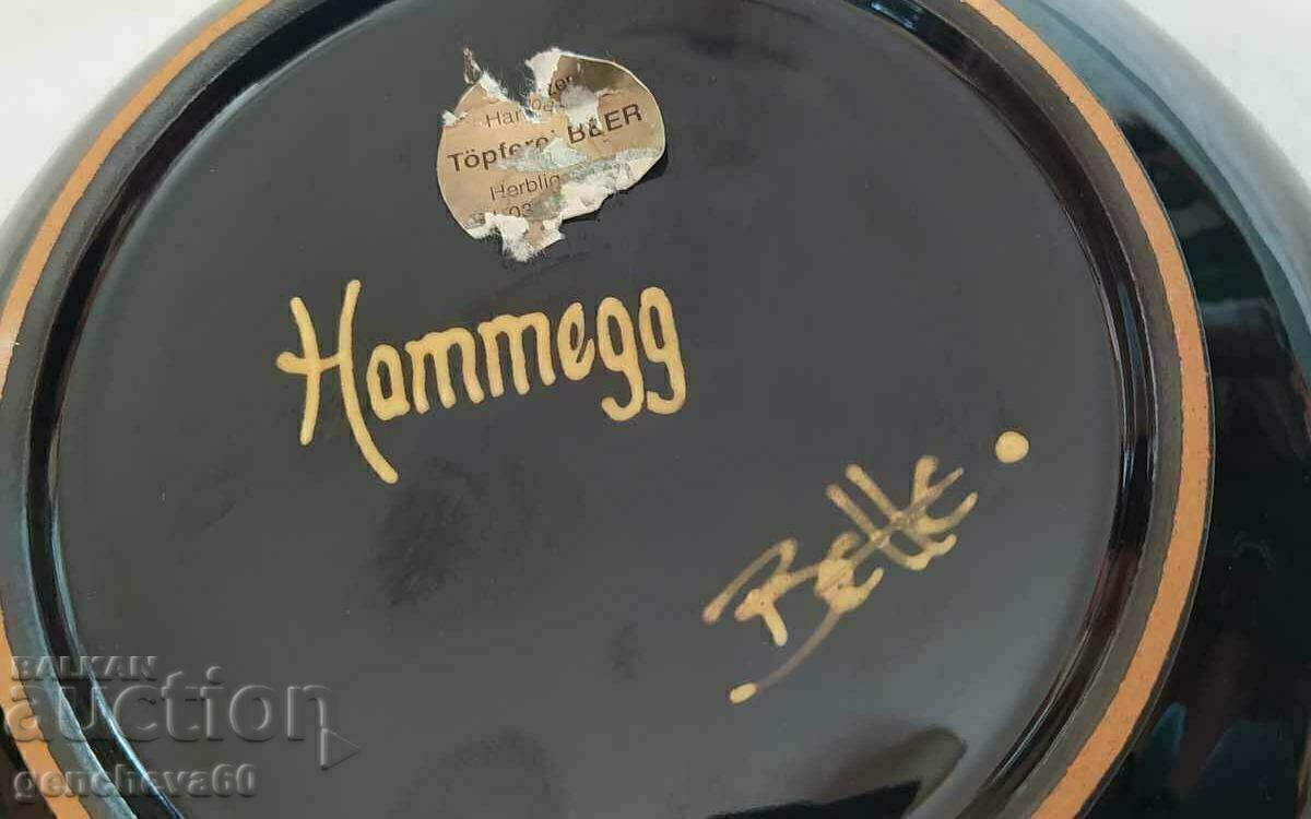 Μπολ του συγγραφέα, βαμμένα γλασαρισμένα κεραμικά, ετικέτα υπογραφής - 5