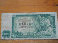 100 kroner 1961 - Czechoslovakia ( G )