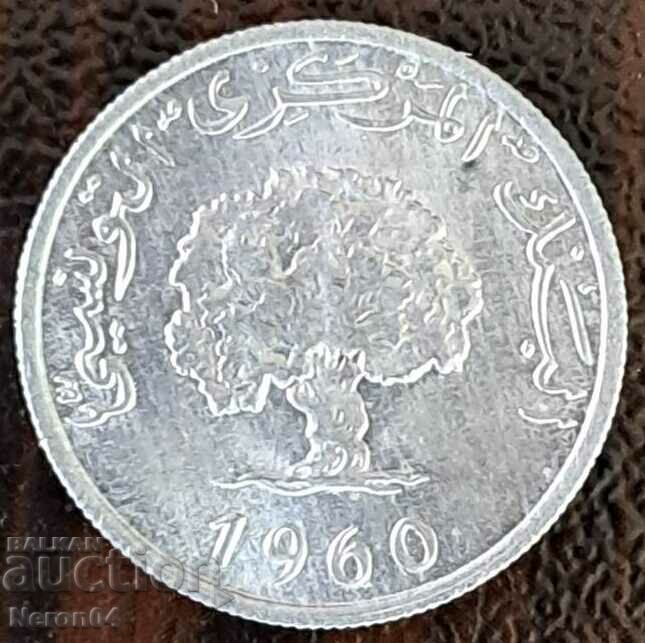 1 χιλιοστό 1960, Τυνησία με τιμή 1.99 BGN | € 1.02 1 χιλιοστό 1960, Τυνησία με τιμή 1.99 BGN | € 1.02