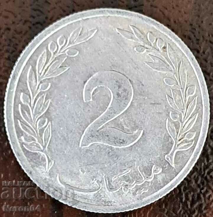 2 χιλιοστά 1960, Τυνησία