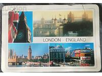 Великобритания Пощенска картичка Панорамен изглед от Лондон