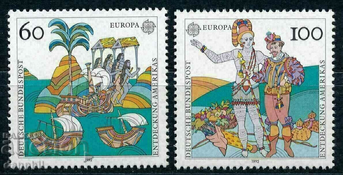 Германия 1992 Европа CEПT (**) чиста серия Германия 1992 Европа CEПT (**) чиста серия