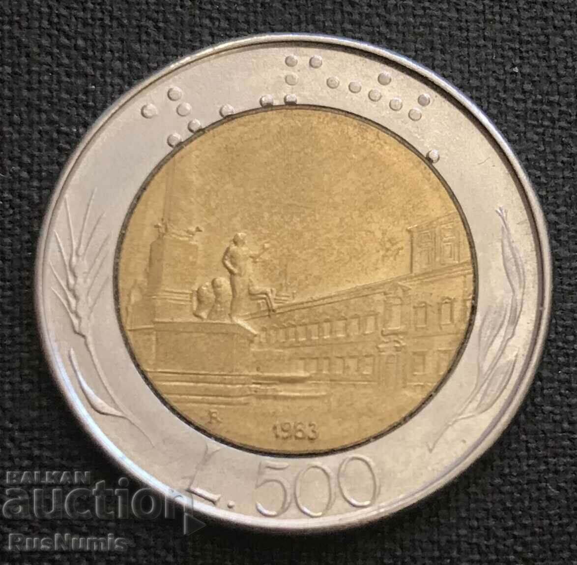 Italia.500 lire 1983.