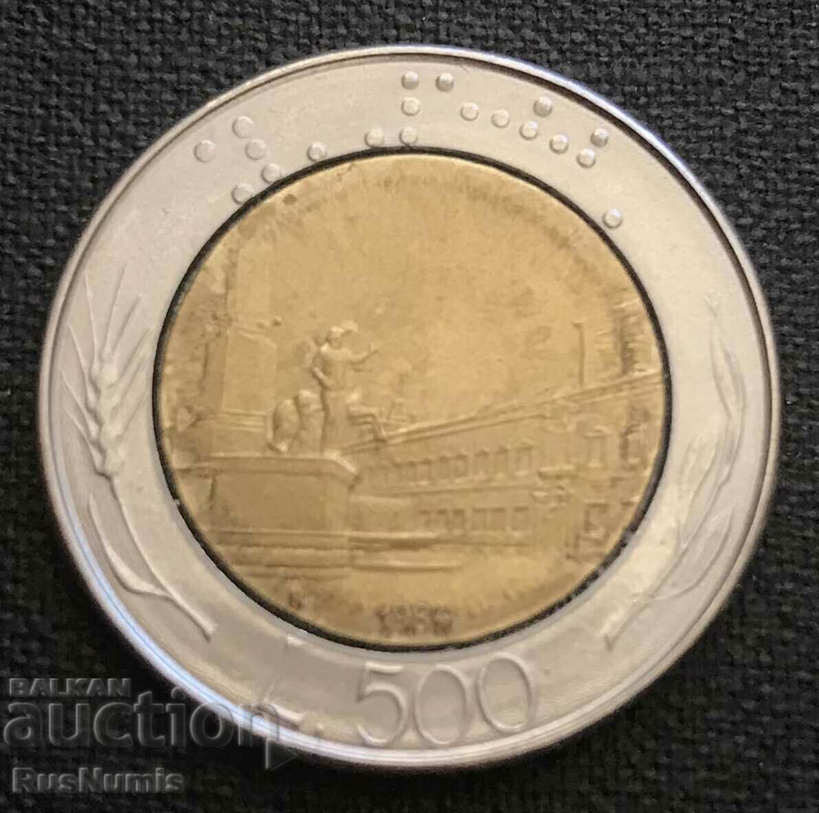 Italy.500 lire 1984.