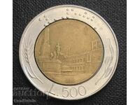 Italia.500 lire 1986.