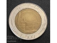 Italia.500 lire 1987.