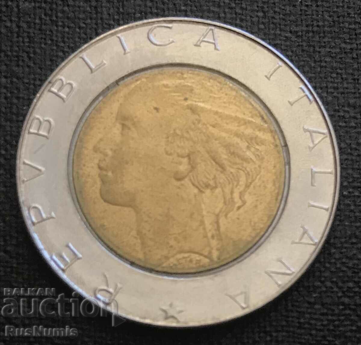 Italy.500 lire 1989. with price 1.00 BGN | € 0.51 Italy.500 lire 1989. with price 1.00 BGN | € 0.51