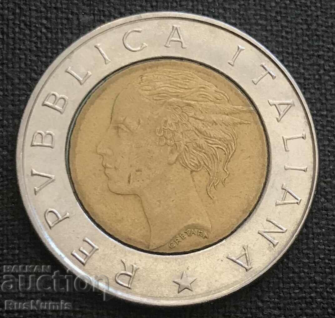 Italy.500 lire 1992. with price 1.00 BGN | € 0.51 Italy.500 lire 1992. with price 1.00 BGN | € 0.51