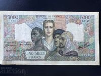 Франция 5000 франка 1945